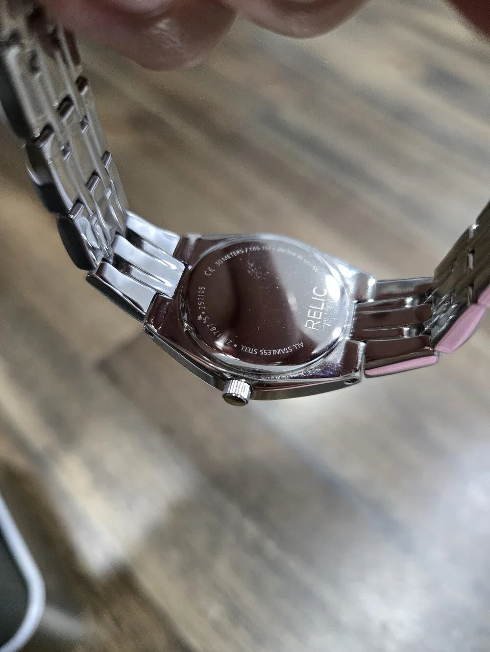 Relic By Fossil Queens Court Three Hand Date Stainless Steel Watch